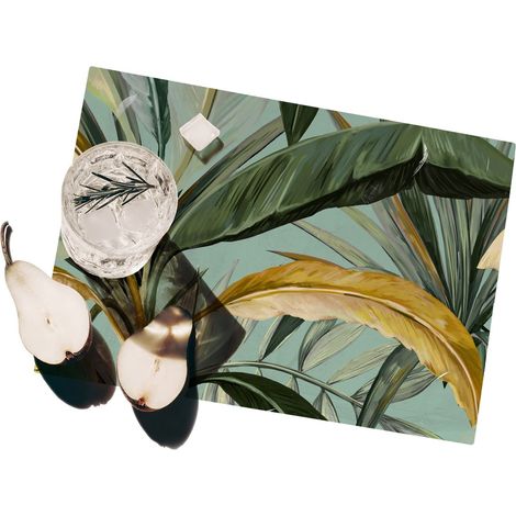 Set de 2 manteles individuales diseño botánico 42x30 Forest Verde