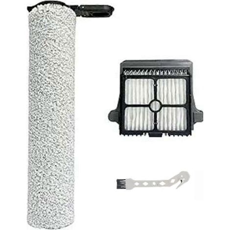 Set aus 3 Teilen, kompatibel mit dem kabellosen Dampfsauger Floor One S7: rotierende Bürste und HEPA-Filter. (1/5)