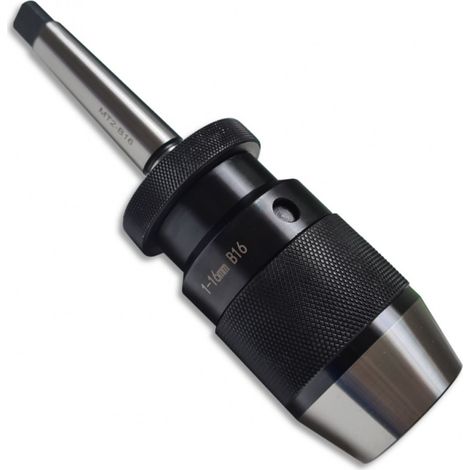 Diamwood – Mandrin auto-serrant 1,5 à 16 mm – Emmanchement CM2 – Serrage automatique et sécurisé – Haute précision pour bois et métaux (1/5)