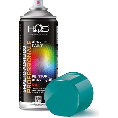 HQS Bomboletta di Vernice Spray Acrilica  Ral 5018 - Blu Turchese