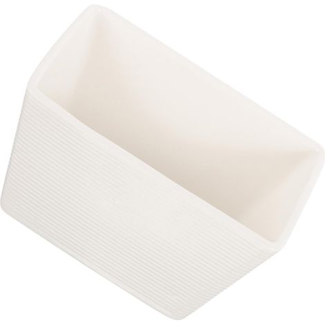 Pot à sucre en céramique, porte-sachets de thé, petit pot à sucre carré avec couvercle (1/5)