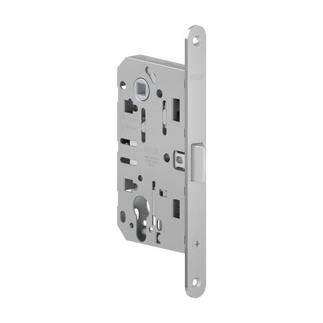 SERRATURA LEGNO INFILARE MEDIANA EVOLUTION AGB - B.T CROMO OPACO F.MM 18 F.SAGOM SCR+Q8 E.MM 50- 1 pezzi