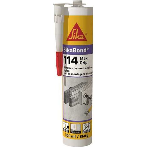 Lote de 3 unidades SikaBond-114 Max Grip 300 ML Cartucho SIKA (1/5)