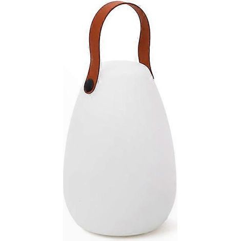 Wiederaufladbare LED-Tischleuchte, tragbare, wasserdichte, mehrfarbige Laterne mit Dimmer, ideal für Garten, Terrasse und Innenbereich (glatte Oberfläche) (1/5)