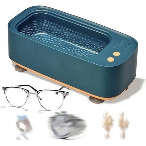 Nettoyeur à ultrasons rechargeable - 45 000 Hz - Plusieurs modes - Pour coupe-ongles, lunettes, montres et bijoux (1/4)