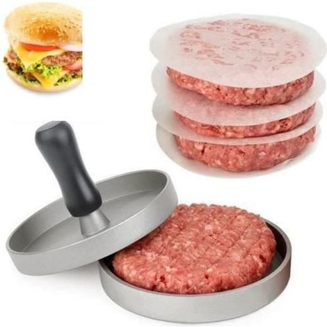 Presse à burgers - WOWSUPER - Facile à utiliser - Noir - 110 Watt (1/2)