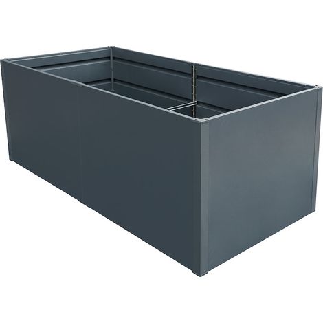 Hochbeet Twin Wall XL 200 x 100 x 76cm, anthrazit