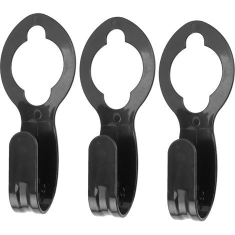 Support de tuyau d'arrosage suspendu, léger et portable, en plastique, avec crochet pour tuyau d'arrosage (lot de 3) (1/5)