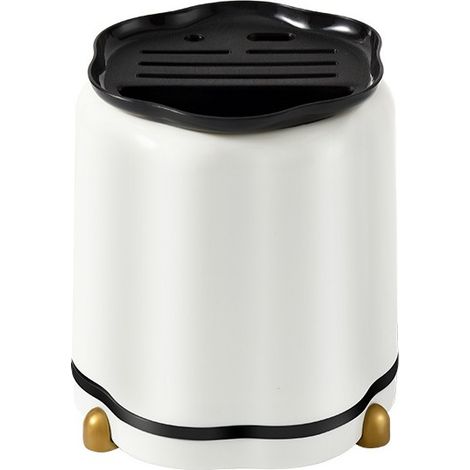 Plateau porte-outils rotatif, support de couteaux rotatif à 360°, organiseur d'outils de bureau, boîte de rangement pour finitions, gain de place