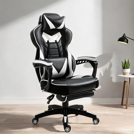 Chaise de bureau en esponja couro PU 65 x 70 x 118,5 cm (1/5)