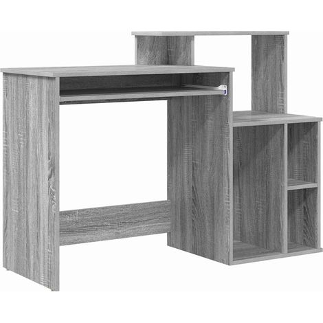 Maison Exclusive - Schreibtisch Graues Sonoma 120,5 x 44 x 88,5 c