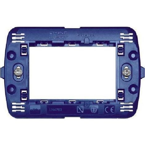 Bticino livinglight international supporto 3 moduli ln4703