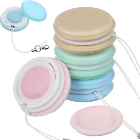 Set mit 4 Smartphone-Bildschirmreinigungsbürsten mit Kordel und Macaron-Design – 3,50 x 3,50 x 1,60 cm (1/4)