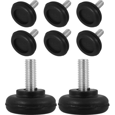 en caoutchouc anti vibrations r glables visser pour pieds de