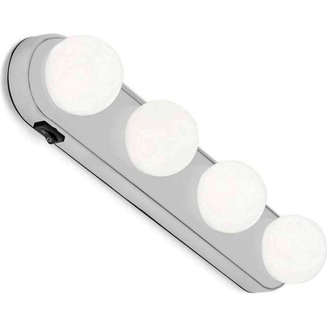 Lampada per trucco con 4 lampadine per specchio