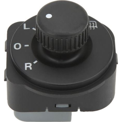 Jeffergarden Bouton de réglage de l'interrupteur de commande de rétroviseur de porte latérale, remplacement pour Octavia MK2 II 1Z