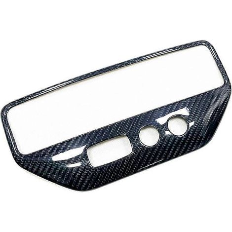 Cache de panneau de commande de climatisation en fibre de carbone sèche pour Maserati GranTurismo 2008-2017 (1/5)