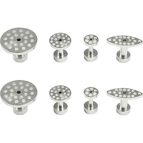Outil de réparation de bosses de voiture, outil de débosselage, joints extractibles en alliage d'aluminium, 4 capuchons extractibles en aluminium, deux jeux (1/5)