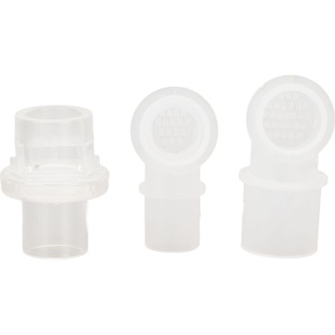 Coude droit connecteur set accessoire remplacement pour dispositif facial de réanimation cardiopulmonaire (1/5)