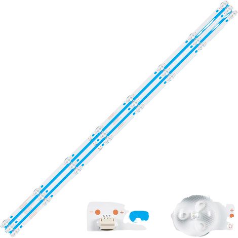 LED-Streifen, Länge 828 mm, 8 LED-Lampenperlen, kompatibel mit K43DLJ12US, 3 V Spannung pro LED, Paket enthält 3 Stück (1/5)