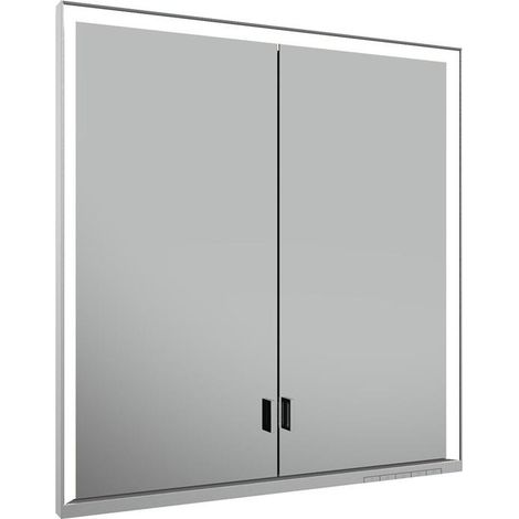KEUCO Royal Lumos Spiegelschrank Wandeinbau 2-türig, lange Tür, (1/4)