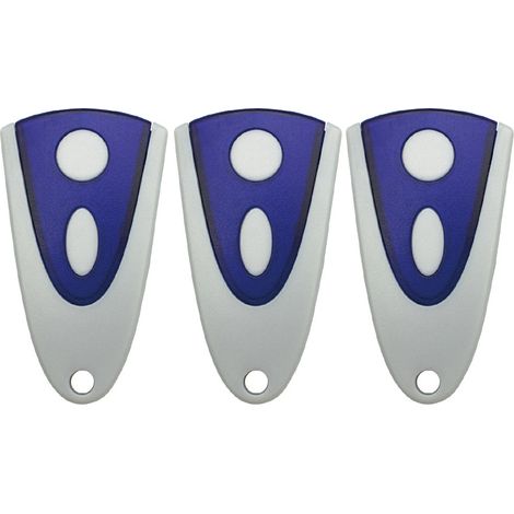 3er-Pack Garagentorsender 433,92 MHz, kompatibel mit Novoferm Novotron 502 MAX43-2, Novotron 512 MIX43-2, Novotron 522 und Novoferm MNHS433-2 (1/5)