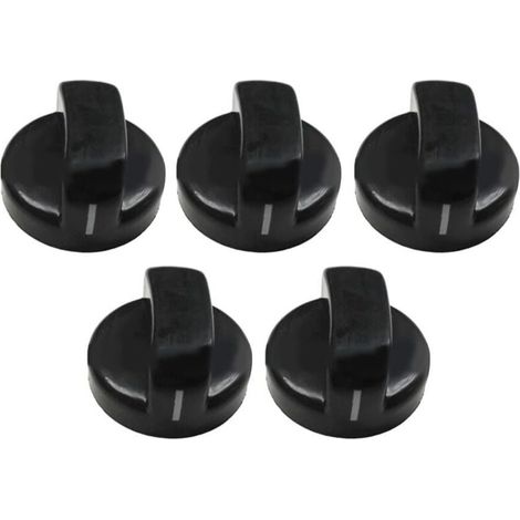 5PCS Bouton de cuisinière à gaz de 8 mm, boutons universels résistants à la température pour cuisinière à gaz, cuisinière à gaz, four (1/4)