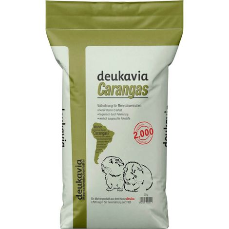 Deukavia Carangas Meerschweinchenfutter 20 kg mit Vitamin C Vollnahrung