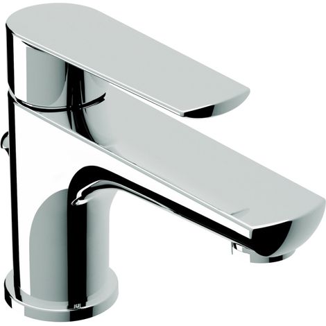 MISCELATORE LAVABO "KLINT" DIRITTO Cromo + Piletta 1"1/4 (1/2)