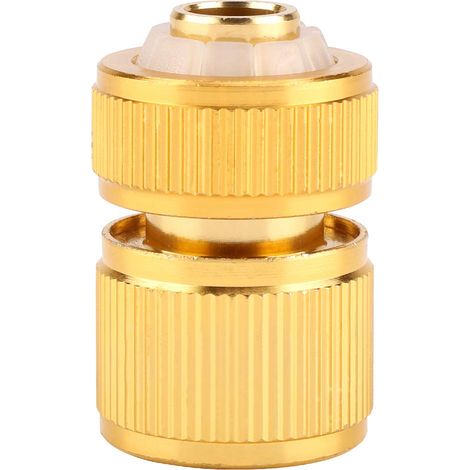 Connettore per rubinetto in ottone 1,10x1,77 pollici – adattatore per acqua da giardino – raccordo per tubo flessibile