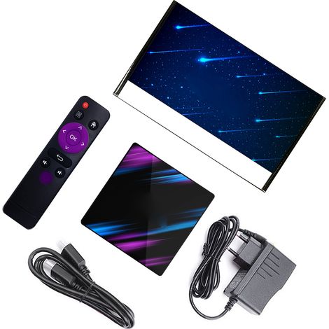 Boîtier TV 2G+16G H96 Max V11, prise UE 100-240 V (1/5)