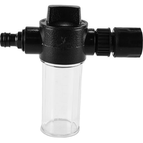 Pulvérisateur D Eau Moussante Réglable Pour Tuyau D Arrosage Pistolet À Eau Haute Pression Avec Pot À Jet Distributeur De Savon Buse De Pulvérisation Rinçage Moteur (1/5)