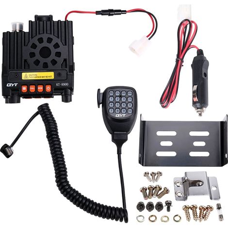 QYT KT-8900D Radio Mobile Double Bande 136-174 MHz et 400-480 MHz 25 W Talkie-Walkie KT8900 Station Émetteur-Récepteur (1/2)