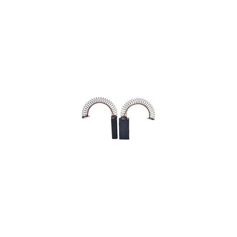 Set aus 2 anpassbaren Kohlen für Ciclo Matic. Abmessungen: 6,3 x 11 x 23 mm.