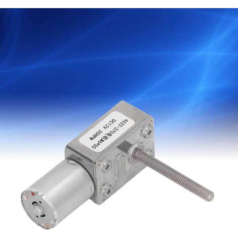 Moteur à engrenages CC 4632-370, DC12V, 30RPM, filetage M650mm. (1/5)