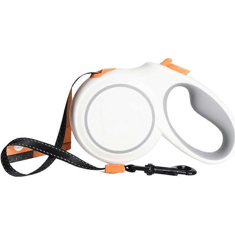 Hochleistungsfähige, 5 m lange, einziehbare Hundeleine – Starkes Nylonband, ergonomischer Griff für Hunde bis 45 kg (1/5)