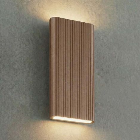 [GEBRAUCHT] B-Ware Lucande Außenwandleuchte LED Gartenleuchte Raija CCT dunkelbraun 40cm IP54 (1/2)