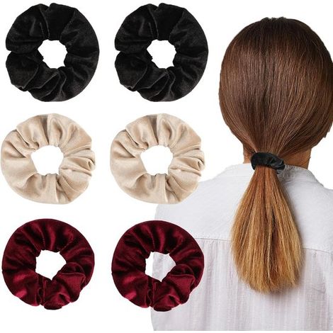 Paquete de 6 diademas con cremallera - Gomas para el cabello con cremallera - Compartimento secreto - Lugar discreto para guardar dinero - Gadgets de viaje para mujeres y niñas (1/5)