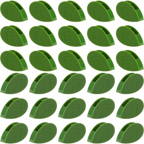 Filiyano-Lot de 30 clips adhésifs pour plantes grimpantes, fixations murales invisibles pour vrilles et attaches de câbles, idéal pour la décoration (1/5)