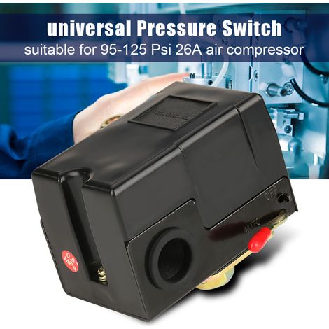 1 Universal-Druckschalter 95-125 psi für Luftkompressorpumpe (1/5)