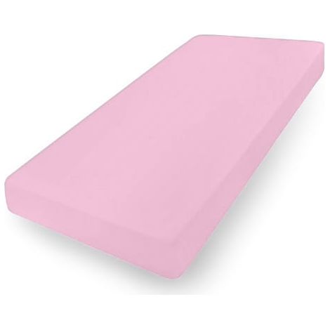 Lenzuolo jersey PREMIUM con gomma 90x190, 90x200x30, rosa10, MATEX (1/5)