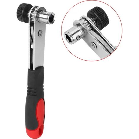 1/4 Tournevis Clé À Cliquet Clé À Douille Rapide Outils Libération Rapide Mini Réglable B
