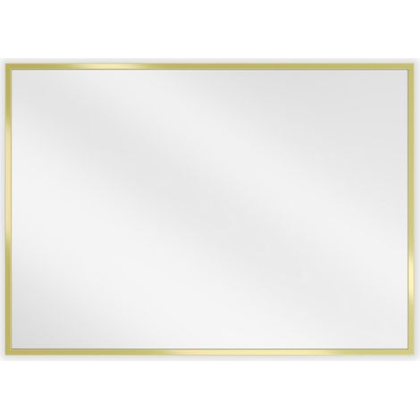 Mexen Loft miroir de salle de bains rectangulaire 70 x 50 cm, cadre doré - 9852-070-050-000-50 (1/5)