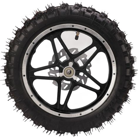 2,5-10 Vorderrad-Komplettreifen, 12-mm-Achse, für Offroad-Motorräder, ATVs, Roller, Reifen- und Felgenwechsel, Motorrad-Radsatz (1/5)