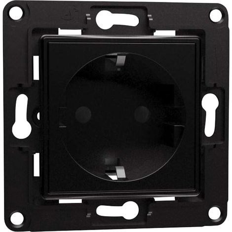 SHELLY Schutzkontakt-Steckdose Wall Socket EU, ohne Rahmen, schwarz