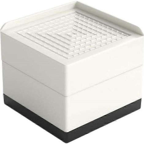 Patins de protection antidérapants en silicone abricot en forme de L pour pieds de meubles, 7,8 x 7,8 x 7,5 cm, pour meubles, armoires et lits (paquet de 4) ( ) (1/2)