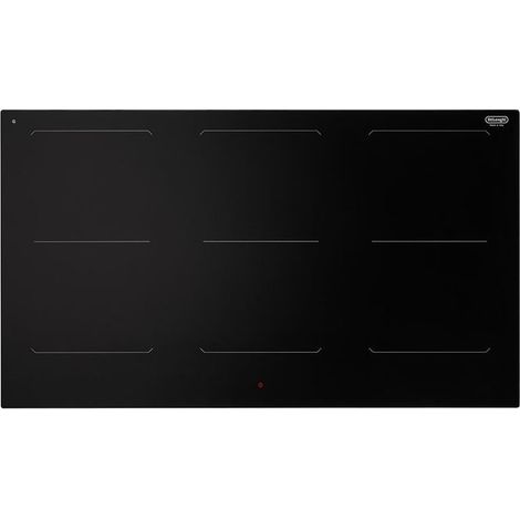 De'Longhi SLI 906 Einbau-Induktionskochfeld, 90 cm, 6 Brenner, Schwarz (1/2)