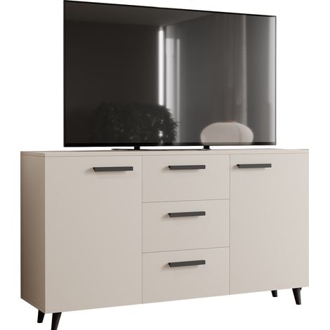 Cassettiera KASZMIR Grande e capiente mobile MALMO 150cm Stile scandinavo (1/3)