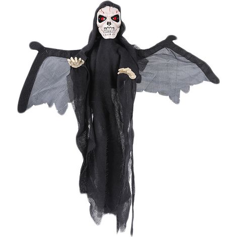 Halloween Ghost hanging Skull Dolls hanging Wings Black