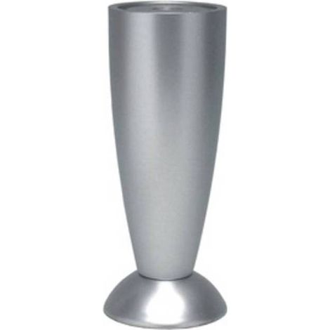 5 x PIEDINO REGOLABILE ABS 120 MM B0229 ALLUMINIO